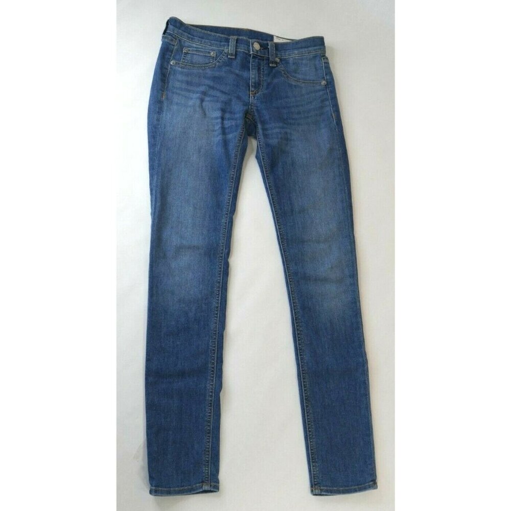 Rag & Bone Skinny Jeans Size 25 W1502k122Pre Blue Denim Womens